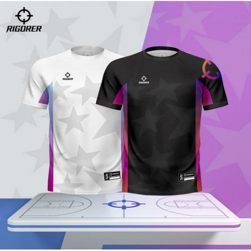 Rigorer Dryfit T-shirts Sports T-shirt Herren Logo Imprimante Sur Tee-shirt for Daily Casual Wear